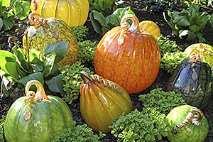 The glass art of Cohn-Stone Studios on display at Franklin Park Conservatory, Columbus, Ohio